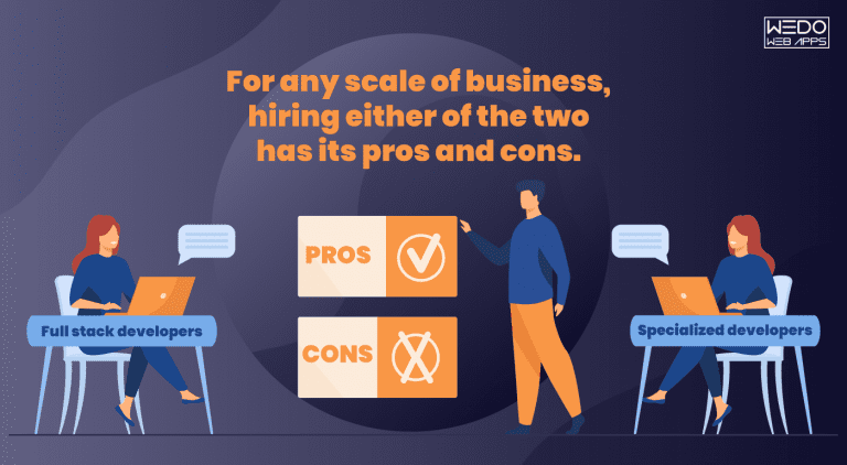 Full stack developers vs specialized developers: Who suits your business best?