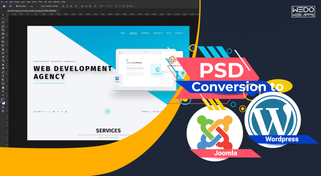 PSD to Joomla and WordPress Conversion