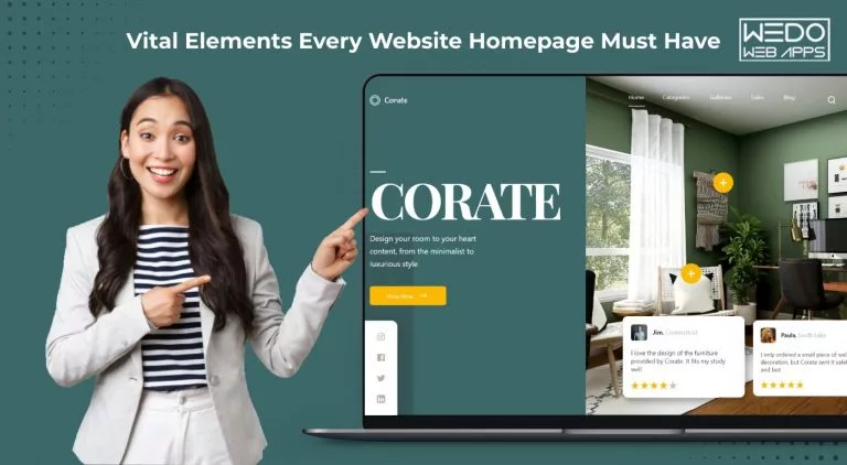Homepages design idea #357: The Vital Elements Every Website Homepage Must Have