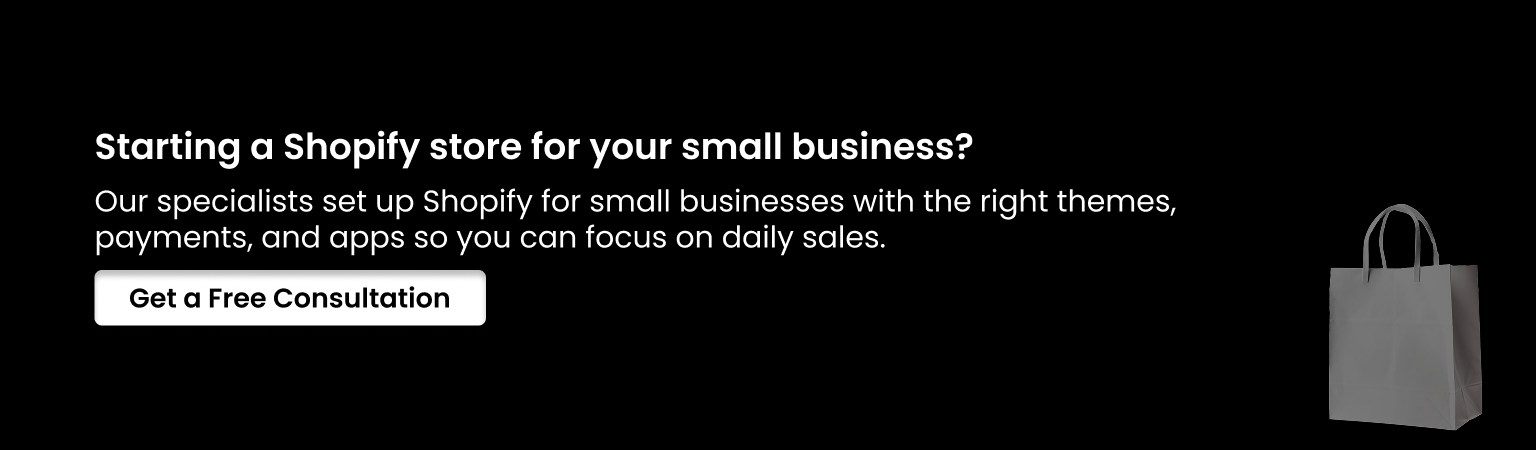 Shopify store setup support