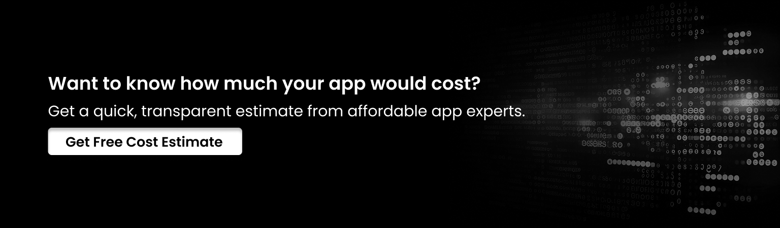 App development cost estimate