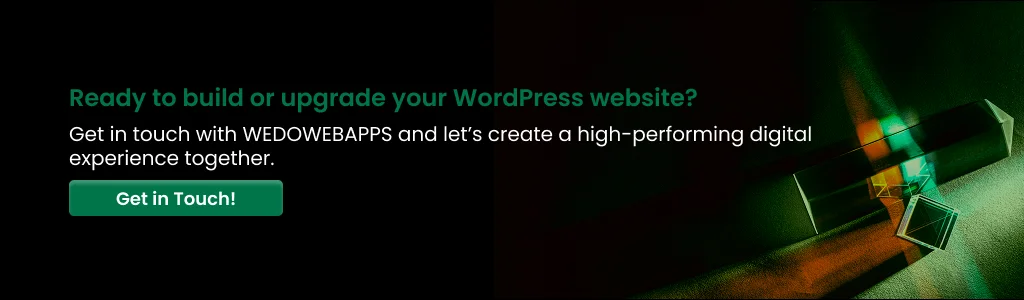 build or upgrade your WordPress website for a high-performing digital experience