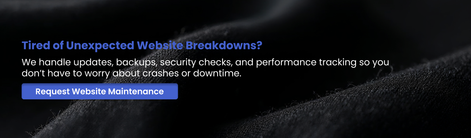 website crash support offering updates