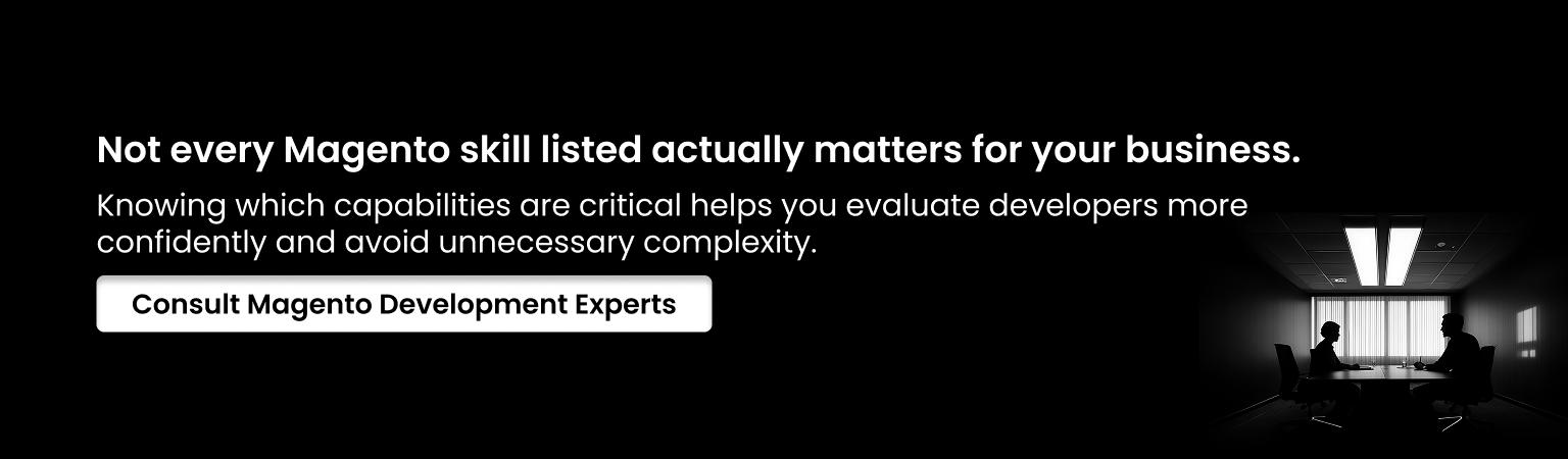 highlighting evaluation of essential Magento skills