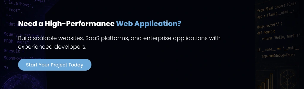 Need a High-Performance Web Application Start Your Project Today