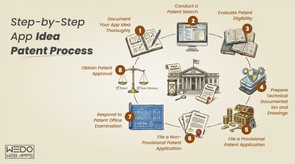 Step-by-Step App Idea Patent Process