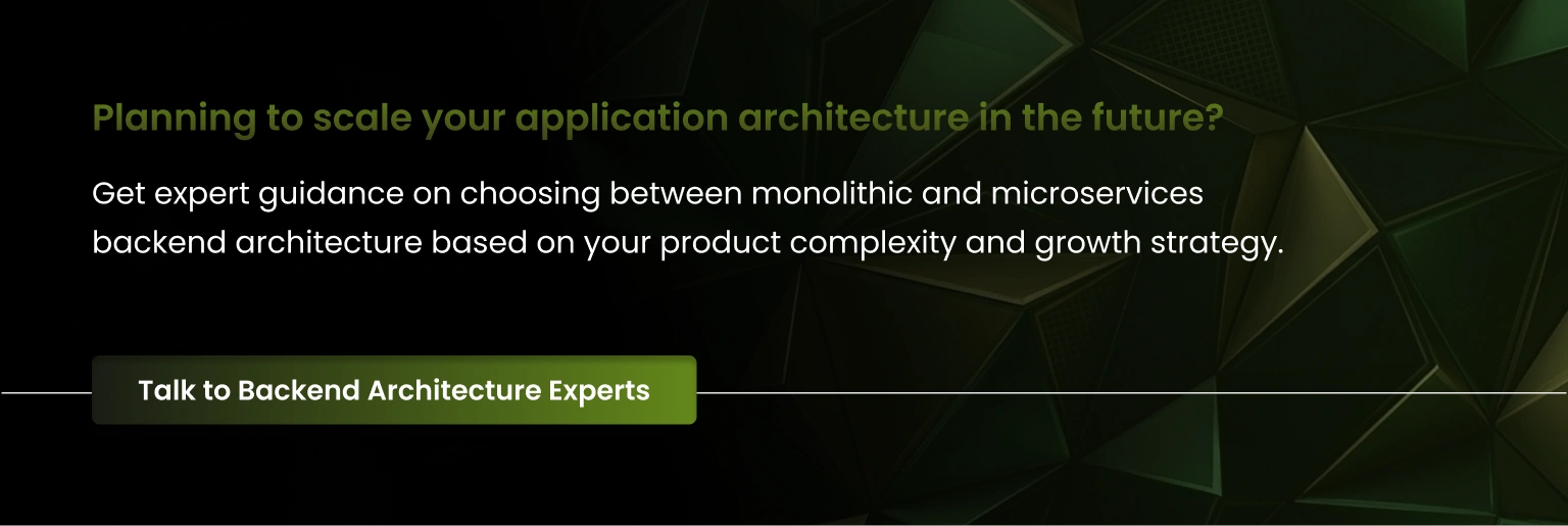Talk to Backend Architecture Experts