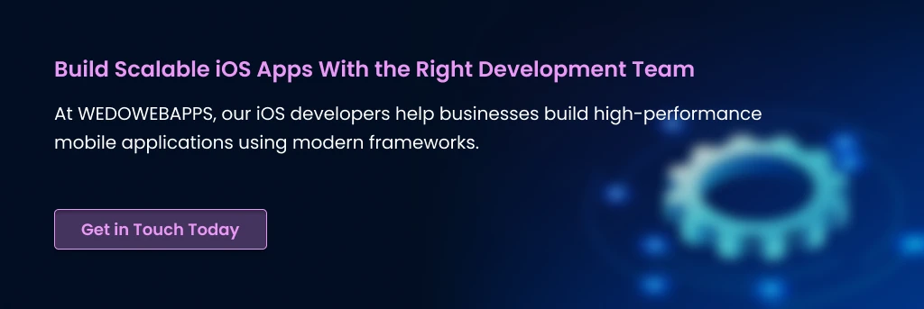 iOS Developers Build High Performance Apps Team