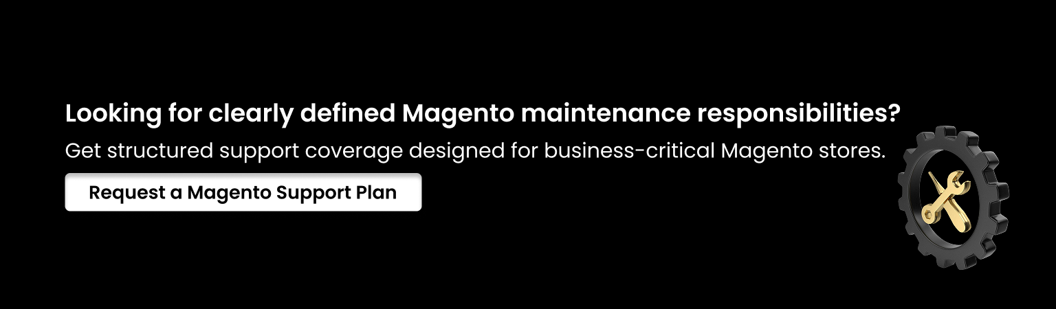 Request a Magento Support Plan