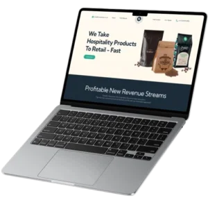 Food and beverage web development project