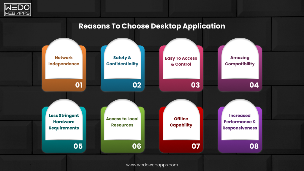 Key reasons to choose desktop applications