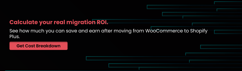 See profit impact after switching to Shopify