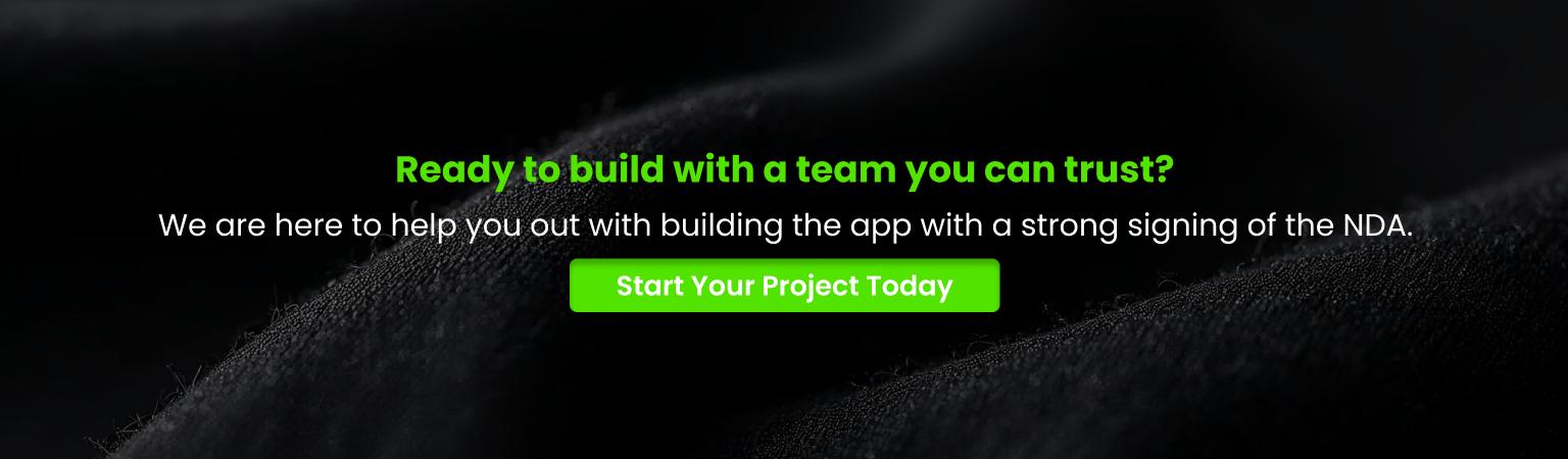 Ready to build the app with strong signing NDA