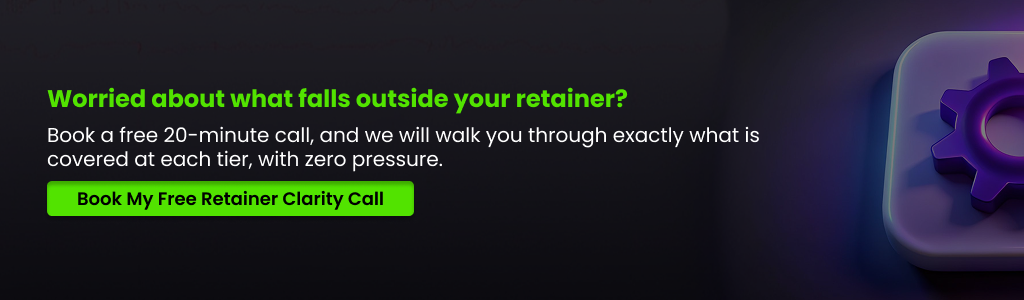 what falls outside your retainer Book My Free Retainer Clarity Call