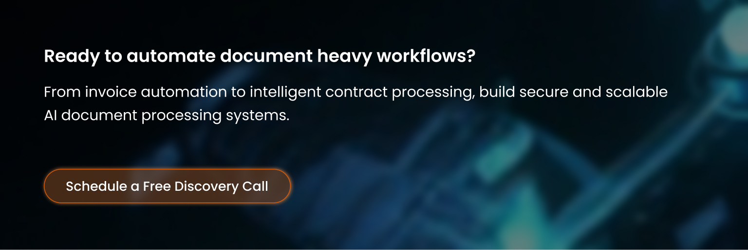 Intelligent contract and invoice automation AI document processing for invoice workflows