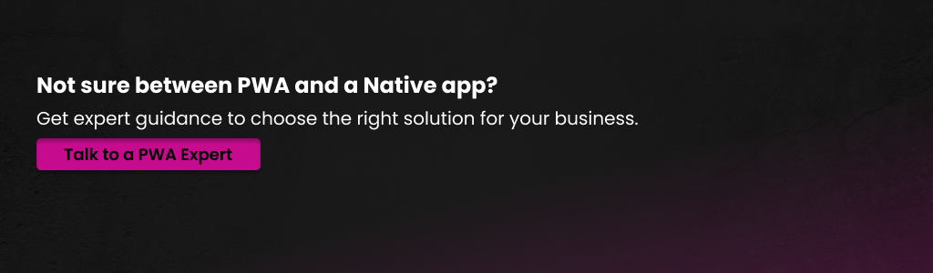 comparison between progressive web app and native app for ecommerce decision making