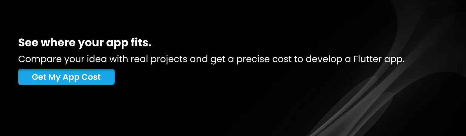 cost to develop a Flutter app