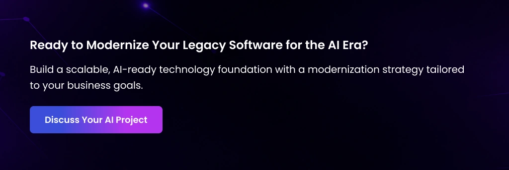 Modernize Legacy Software for AI Era AI-Ready Legacy Software Modernization