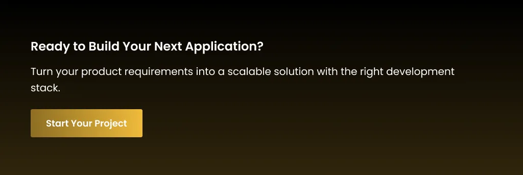 Ready to Build Your Next Application Start Your Project With Right Stack