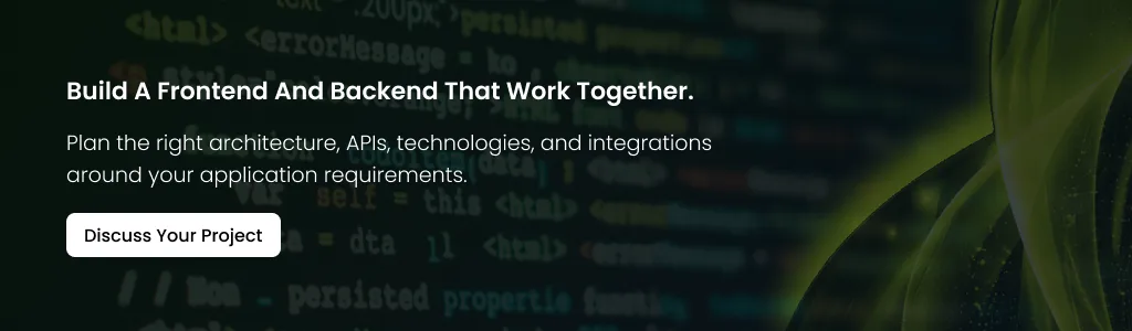 Build Frontend and Backend Together Build Frontend and Backend That Work